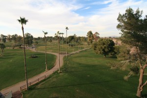 Blick aus unserem Hotelzimmer