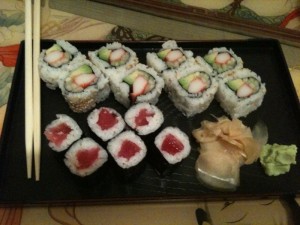 Sushi vom Lucky Chinese