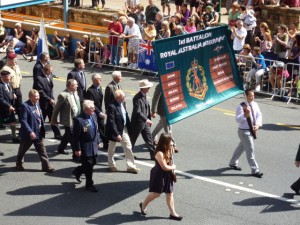 Straßenparade zum ANZAC Day