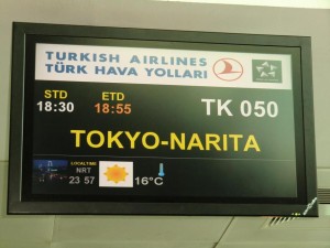 mit Turkish Airlines nach Tokyo